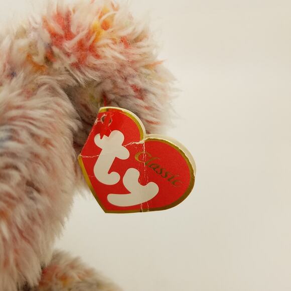 Ty Classic Razzmatazz Frosted Orange Bear Plush Stuffed Animal Toy 2000 - Picture 7 of 12